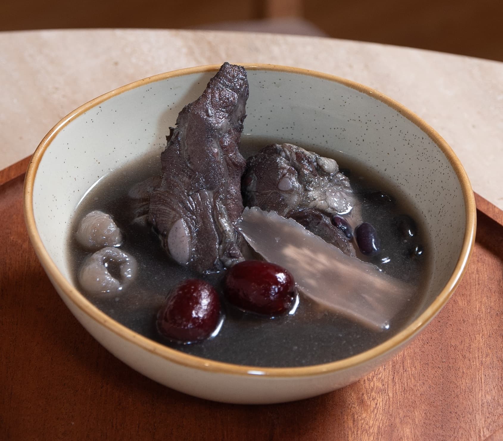Mind Boosting Walnut Black Bean Pork Rib Soup